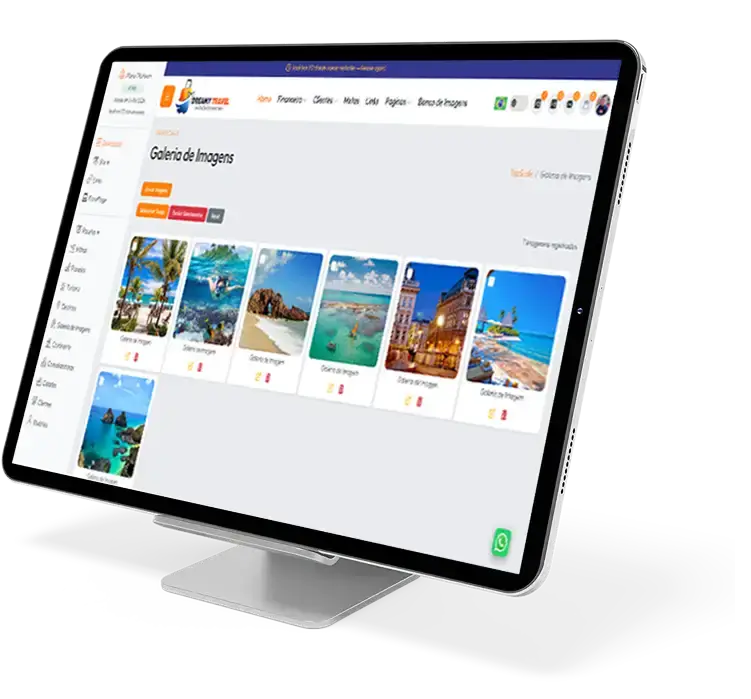 Interface de CRM